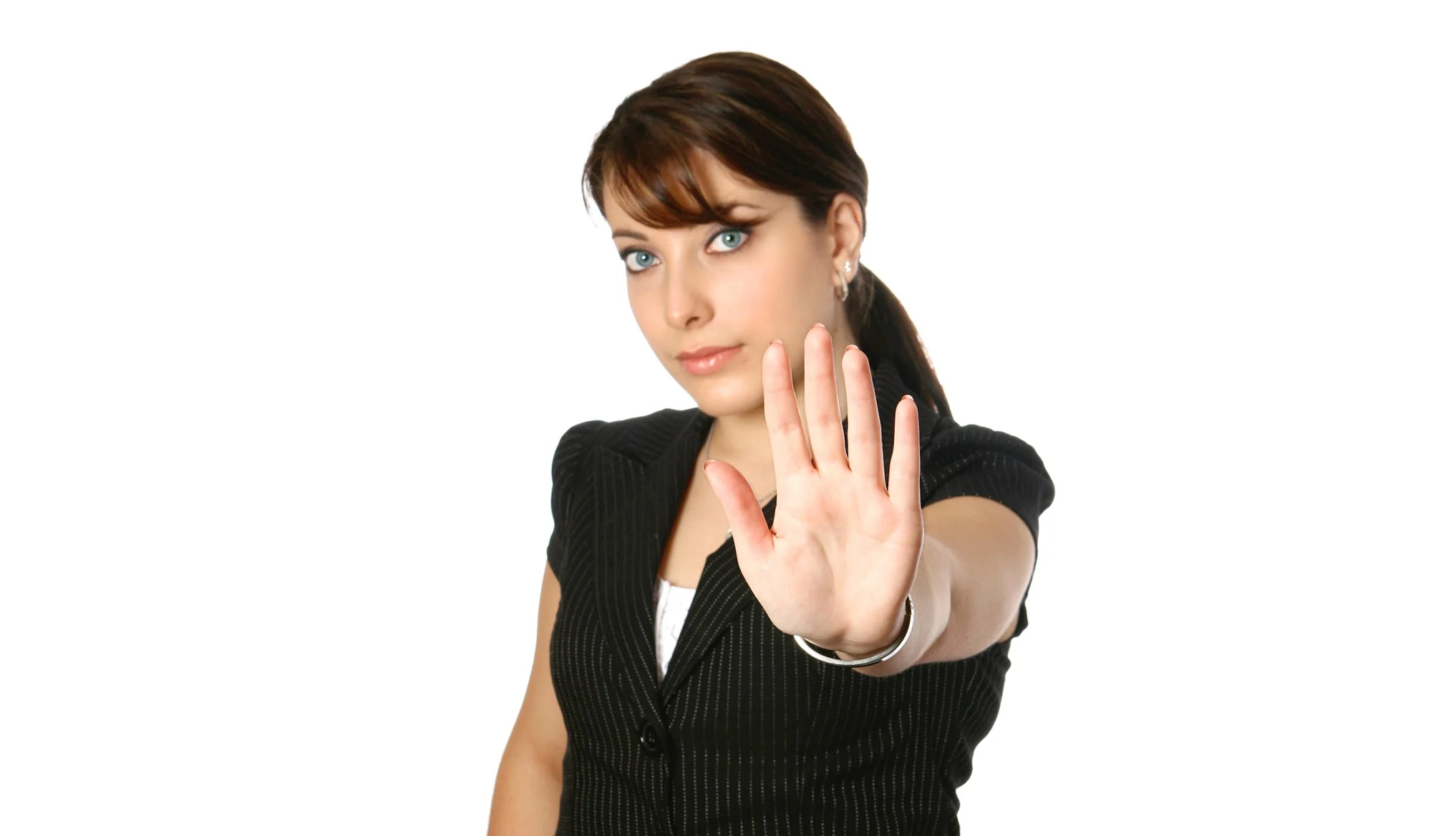 Image of a lady whose resistance to change we need to overcome.